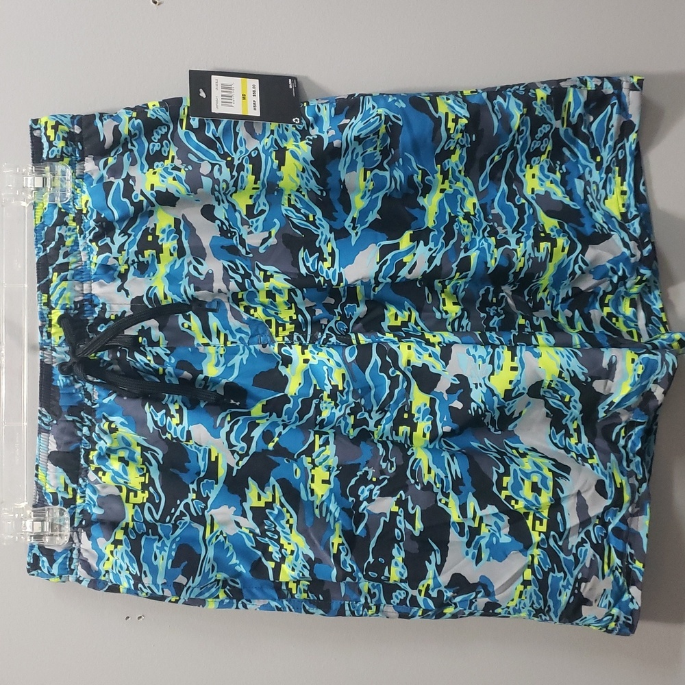 Under Armour "Cruise Blue" Men's Swim Trunks, NWT